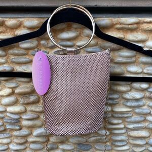 NWT Mint Market Vintage & Contemporary Rose Gold Sparkly Rhinestone Bag. Bling